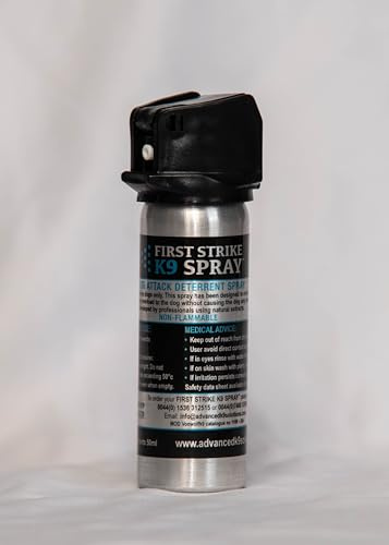 First Strike K9 Spray, Dog Attack Deterrent Spray, Non-Flammable, 50ml
