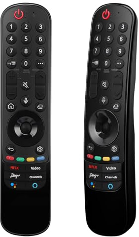 Alkia Magic Fernbedienung kompatibel mit LG MR21GA MR21GC MR22GA MR22GN MR23GA Magic TV, Magic Fernbedienung für LG OLED QNED NanoCell UHD 4K 8K Smart TV mit Pointer und Voice Funktion