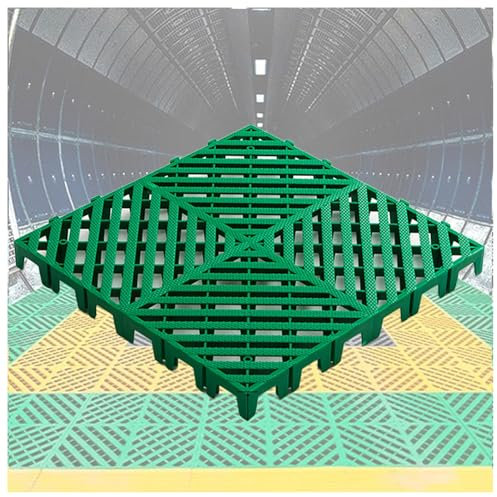 LYHXYLFT Ineinandergreifende Bodenmatte, Modulares Ineinandergreifendes Kissen, Ineinandergreifende Garagenentwässerungssteine, Geeignet for Heimtraining, Garage, Werkstatt, Terrasse