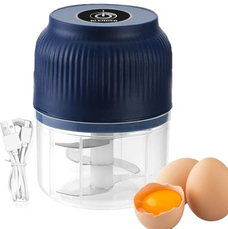 Picadores inalámbricos – Picador de frutas y verduras, picador inalámbrico de carne, licuadora de huevos recargable por USB, picadora de carne, molinillo multiusos para patatas, calabaza, cerdo