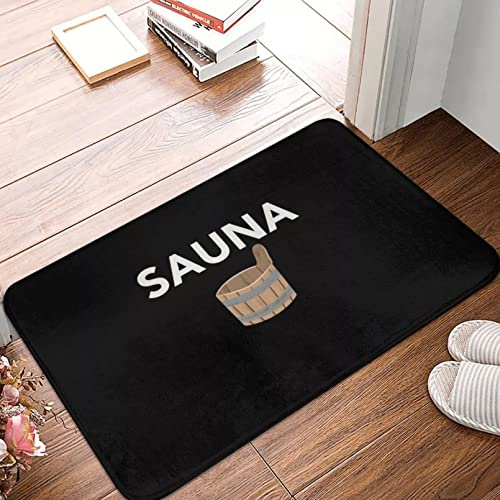 WZXKR Fußabtreter Sauna Saunagang Fußmatte Teppichmatte Teppich rutschfeste Bodendekoration Bad Bad Küche Balkon Fußmatten Innentürmatten Waschbare Fußmatten-50x80cm