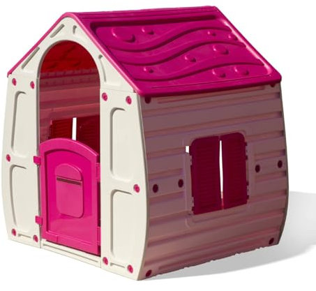Pink Childrens Playhouse Wendy House Magical Play House Suitable For In Or Outdoors By Garden Store Direct