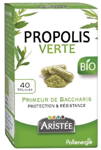 Aristee Propolis Green de Baccharis 40 Cap. 1 unité de 300 g.