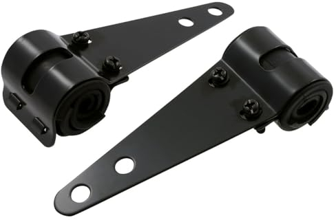 PW 30-38 mm Gabel Lampenhalter, schwarz, Paar, kompatibel für Motorrad, universal