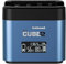Hähnel - ProCube 2 - DSLR Duo-Ladegerät - für Panasonic - EU/UK/USA Stecker - Ladegerät für DMW-BLC12, BLF19 und BLK22 Akkus - Integrierte USB-Ladebuchsen und AA-Steckplätze