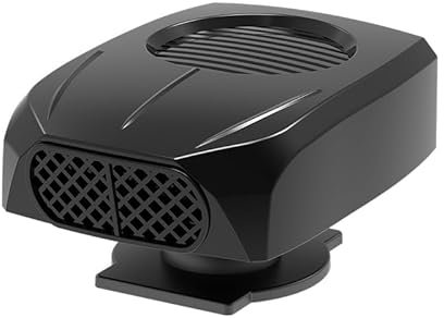 EONDEVO Schnelles Heizen Auto Heizlüfter, 3-in-1 Windschutzscheiben Defroster Demister 12V mit Universelle Kugelverstellung und Zwei Modi zum Winterliche Erwärmung Sicheres Fahren