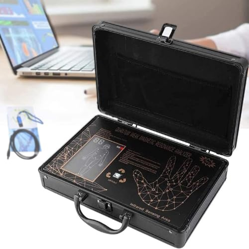 ZAYMGPD Analyseur Magnétique à Résonance Quantique, 53 Tests De Santé, Fonction D'analyse 3D, Compatible avec Windows, Multilingue, Analyseur Corporel, Génération Rapide De Rapports