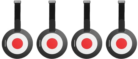 OPPWONG Set da Allenamento per Porte da Calcio, Bersagli da Allenamento in Materiale PP, con Angoli e Altezza Regolabili, Ideali per Allenamenti di Calcio, Tennis e Baseball