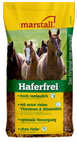 marstall Premium-Pferdefutter Haferfrei, 1er Pack (1 x 20 kilograms)