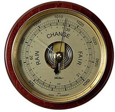 Fischer barometer, mässing, 110 x 84 mm En storlek Flerfärgad