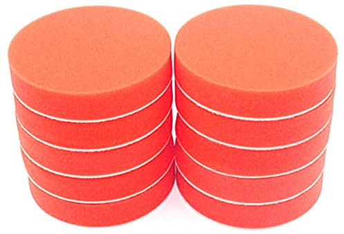 ZHaonan-Tampon de polissage 10pc plat éponge brute de polissage lustrage Pad Kit, 180mm 7 pouces for la voiture Polisseuse Clean fartage Peinture automobile, , Adaptateurs pour le polissage de voiture