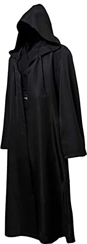 GraduationMall Vuxen Sith Robe Halloween Jedi mantel med huva Knight Darth Sidious Star Wars cosplay-kostym