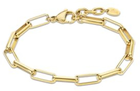 LOTUS STYLE Pulsera Acero Inoxidable Mujer LS2230-2/2 - Sofisticado Brazalete con Pulido y Acabado Refinado - Pulsera Dorada 21,4 cm - Regalo de Cumpleaños - Aniversario - Ocasiones Especiales