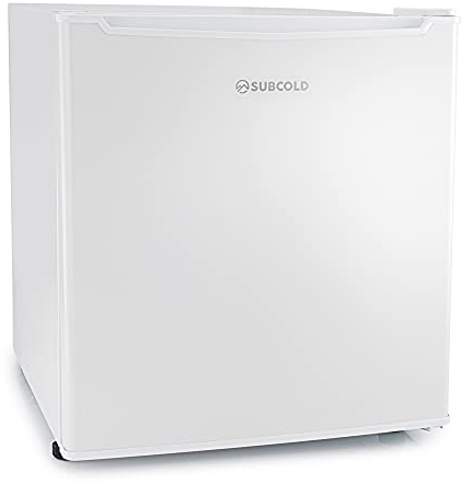 Subcold Eco35F Mini Freezer | 4-Star Table Top Freezer | Small Energy Efficient Mini Freezer | Adjustable Thermostat & Reversible Door | Customisable Storage Removable Shelf (White) (Renewed)