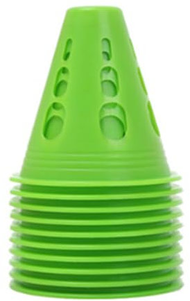 KACCDE Lot de 10 cônes de sport pour entraînement, patinage, obstacles, agilité