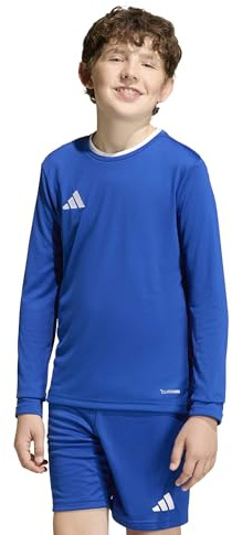 adidas Unisex Kids Entrada26 Long Sleeve Jersey Kids Shirt, Team Royal Blue/White, 11-12 Years