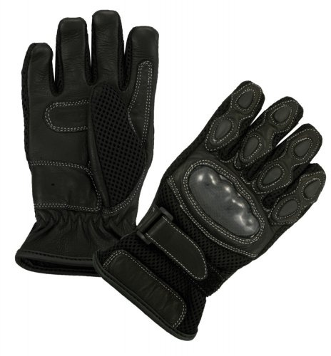 Modeka Summer Kinder Motorradhandschuhe, schwarz, S