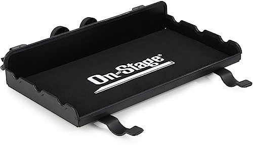 OnStage On-Stage DPT4000 Percussion Tray - Secure and Versatile Instrument Holder for Drummers and Musicians, Ensures Convenient Access to Gear, Soft Case Included for Easy Transportation