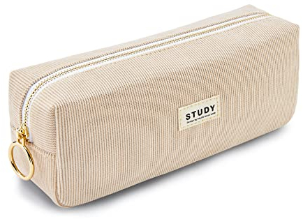 KALIDI Mäppchen Federmäppchen Mädchen Teenager Stiftetasche Stiftemappe Cord-Stoff Federtasche Pencil Case Schulmäppchen