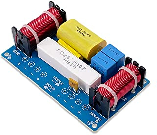 VOANZO 120W Speaker Crossover 3 Way Crossover High Medium Low Frequency Crossover 980Hz/5000Hz for HI-FI Bookshelf Speakers Centre Speakers Surround Speakers