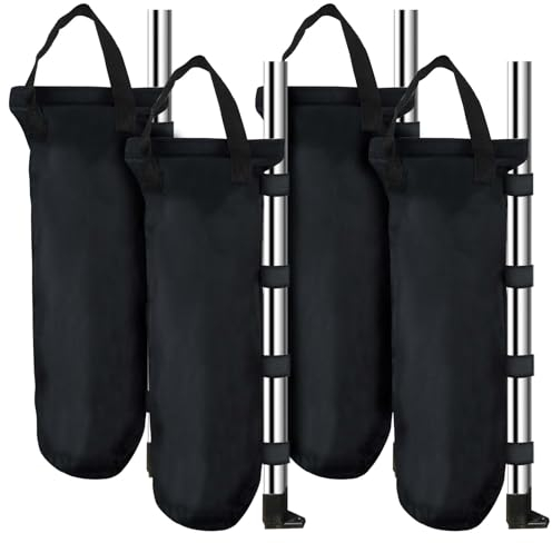 Feibmir Pavillon Sandsäcke 4er Set,Verwenden Sie Diese Sandsack zum Beschweren von Schirmständern und Pavillons im Freien.