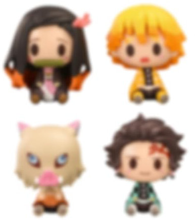 Vier Anime -Figuren Actionfiguren Filmfiguren Puppen Rollenspiele Spielzeug magische Filmfiguren Dekorationen