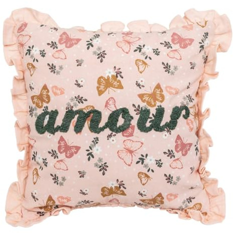 Atmosphera - Coussin brodé Alina 40x40cm