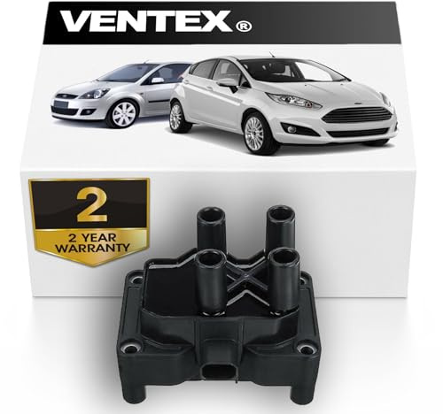 VENTEX® VXS1711A Ignition Coil Pack compatible with Ford Fiesta 1.25 1.4 Focus Mondeo 1.6