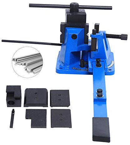 UB-100A - Piegatrice angolare a 120°, universale, manuale in acciaio pressofuso, piegatrice ad angolo manuale, piegatrice in metallo, in acciaio inox