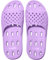 Badeschlappen Damen Herren rutschfeste Badelatschen Schnell Trocknende Duschhausschuhe Badeschuhe Sommersandalen Unisex Lila 41 EU Weit