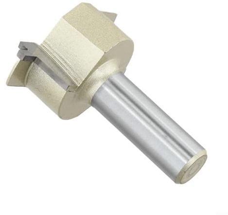 Punta per fresa con gambo da 12 7 mm per applicazioni di lavorazione del legno, dotata di fresa per un taglio preciso e una finitura inferiore pulita