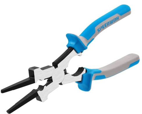 SPEEDWOX Pinze per saldatura MIG professionali da 20,3 cm, pinze per saldatura MIG, strumento multifunzione in acciaio ad alto tenore di carbonio forgiato a goccia per raschiare schizzi presa filo da