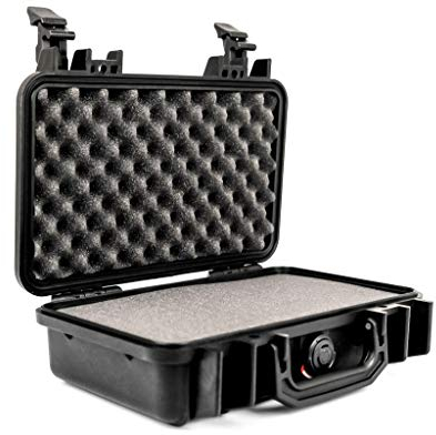 PELI 1170 Professional Camera Case, IP67 Watertight and Dustproof, 7L Capacity, Made in US, With Customisable Foam Insert, Black