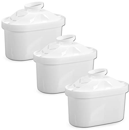 Finest-Filters Water Jug Filter Cartridges Compatible with Brita Maxtra Filter Jugs (3)