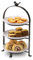 SparkWorks 3 Stöckige Kuchenständer, Obst Etagere, Teeparty-Servierplatte, Dessert- und Cupcake-Ständer