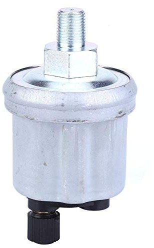 Oil Pressure Sensor, 1/8'' NPTF Car Engine Oil Pressure Sensor for VDO Single Head Matte 1~10BAR