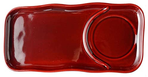 Ciotola for cereali, scodella for zuppa, scodella for il tè, ciotole for la colazione in ceramica o piatto rettangolare, ciotola for zuppa di cipolla da 20 once con manico in porcellana for zuppa di c