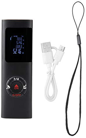 Telémetro Láser, JQ40 Digital De Mano Mini Láser Distancia Área Medidor De Volumen Telémetro Portátil 40M