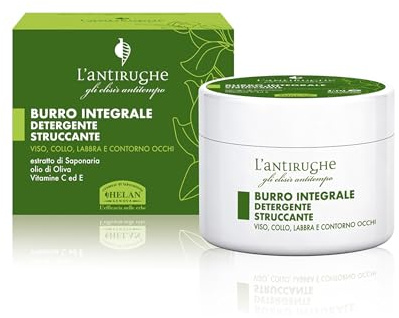 Helan Elisir Antitempo - Burro Struccante Viso e Occhi Oleoso in Gel 99% Naturale, Olio Struccante Detergente Viso con Vitamina C e E, Skincare Doppia Detersione, Balsamo Struccante Skin Care Luminosa
