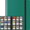 9 Taschen Kartenbinder für Trading Cards, Baseball Card Collection Binder mit 360 Seitentaschen Sportkartenbuch Kartenordner Kartenalbum Kartenhalter Fit für MTG Football Play Cards(Grün)