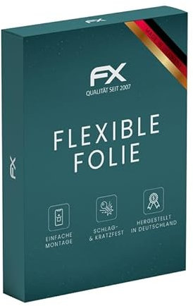 atFoliX Skärmskydd är kompatibel med Mlab iSport Watch S9 9296 Film, ultraklart och flexibelt FX Skärmskyddsfilm (3X)