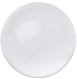 LOEFLIFA Sfera di Cristallo Palla di Vetro Solida per Fotografia Meditazione e Decorazione Casa Ufficio