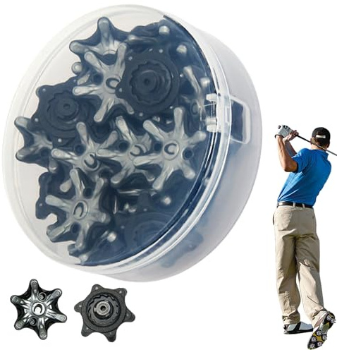 Reemplazo De Tacos De Golf - 18 Insertos De Alto Rendimiento, Puntas De Repuesto Para Tacos De Golf, Accesorios De Zapatos Para Mejor Adhesión Y Estabilidad | Inserciones