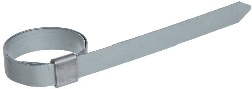BAND-IT JS3029 Galvanized Smooth ID Clamp, 3/8 x 0.025 in, 1-3/8 in, 100 Ct