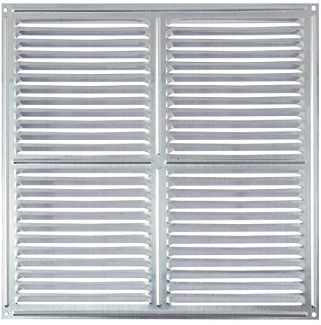 Brinox B70570A - Rejilla de ventilación (30 x 30 cm) color aluminio
