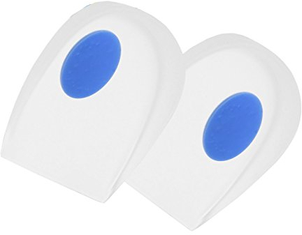 FabaCare Schuheinlage Fersenkissen Supro Heel, mit Fersenschale, medizinisches Silikon für Fersensporn, Fersenpolster, supinierend, pronierend, Größe L