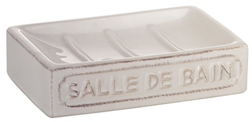 Gedy Vivienne Portasapone, Ceramica, Bianco, Taglia unica