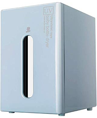 MRWJ Esterilizador UV, para biberones con Cuatro Modos, incluida la opción de Almacenamiento. Sistema de Control de Panel táctil fácil de Usar e Incluye la opción ventajosa de Modo Silencio.