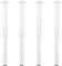QLLY Einstellbare Quadratische Tischbein, 60-100cm, Home Office Custom DIY Tischbeine, Möbel Bein Set (4, Weiß)