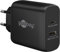 Goobay 65411 Dual Ladegerät 45W / USB-C & USB-A Schnellladegerät Power Delivery/Ladenetzteil mit 2 USB Anschlüssen/Charger für Handy, iPad, Tablet etc.